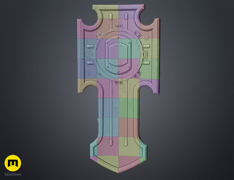 Space Marine Skeleton Storm Shield