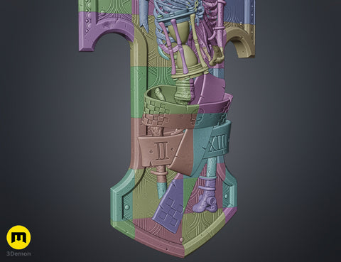 Space Marine Skeleton Storm Shield