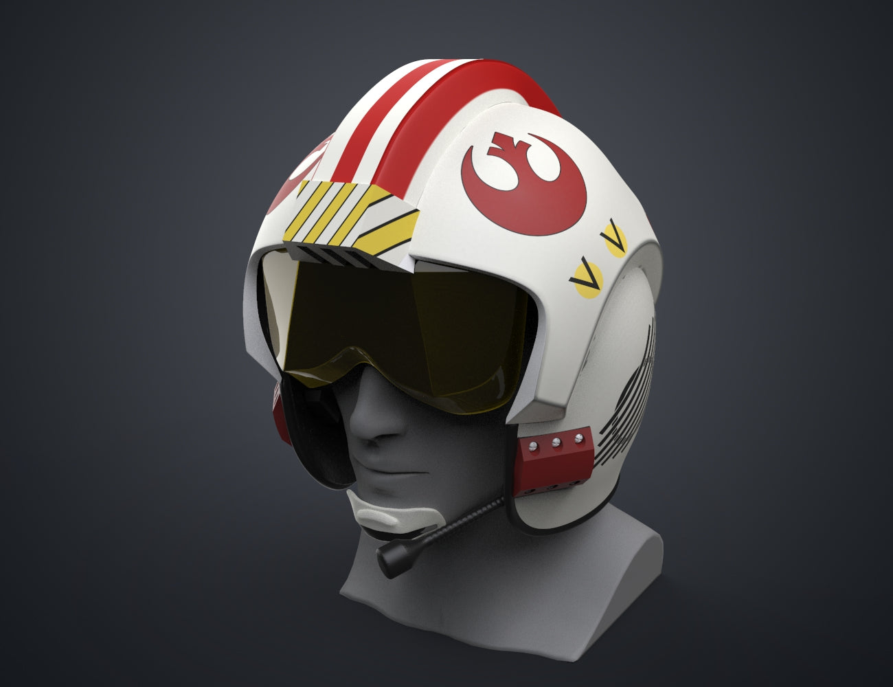 Luke Skywalker Cross-Wing Fighter Pilot Helmet