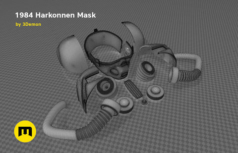 Dune 1984 Harkonnen Mask