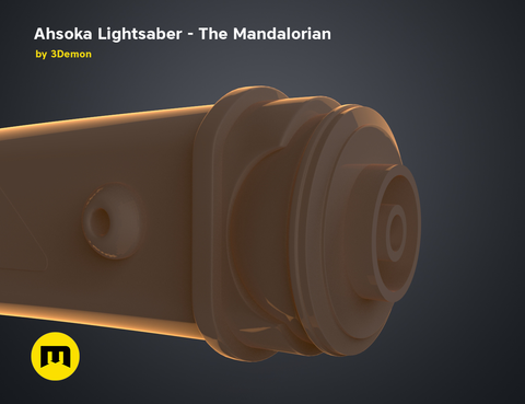 Ahsoka Short Lightsaber - The Mandalorian