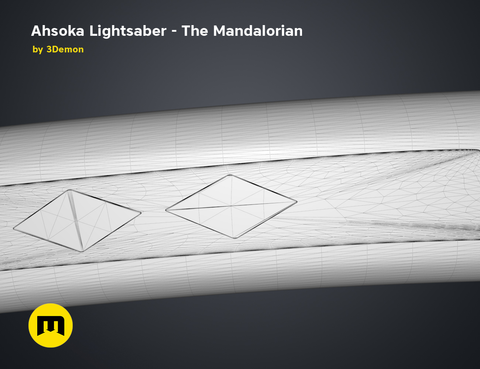 Ahsoka Short Lightsaber - The Mandalorian