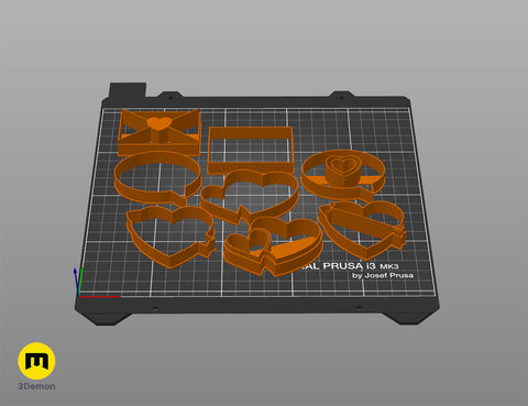 Valentine Cookie Cutter Set