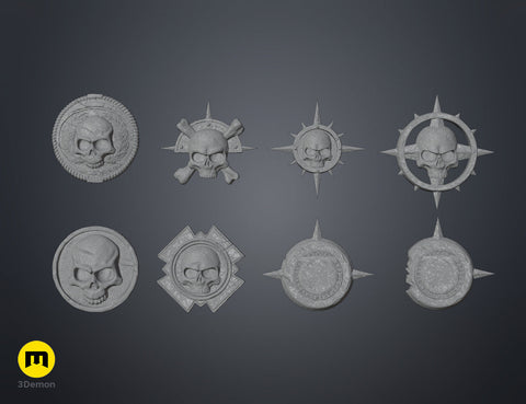 Space Marine Emblem Badges