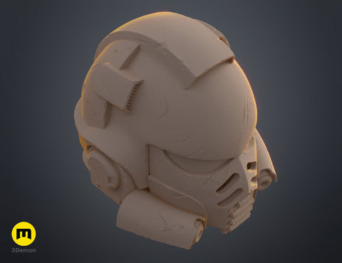 Space Marine Helmet Heavy