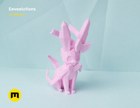 Eeveelutions Low Poly