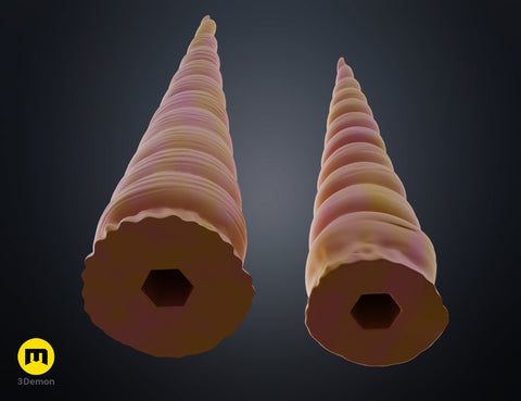 Textured Unicorn horns