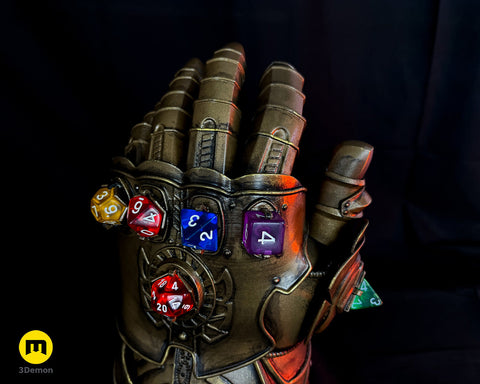 The Infinity Gauntlet - Wearable DnD Dice Holder