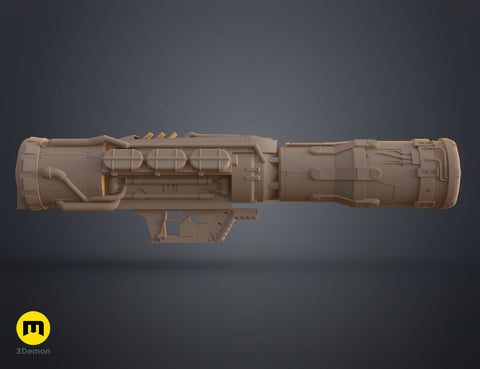 Tiny Tina's Nukem rocket launcher - Borderlands