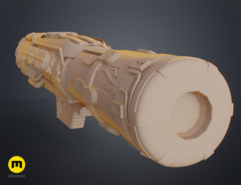 Tiny Tina's Nukem rocket launcher - Borderlands