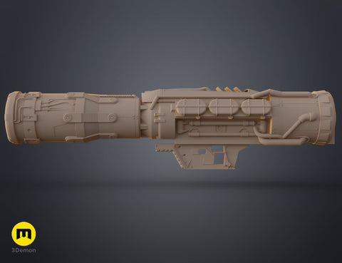 Tiny Tina's Nukem rocket launcher - Borderlands