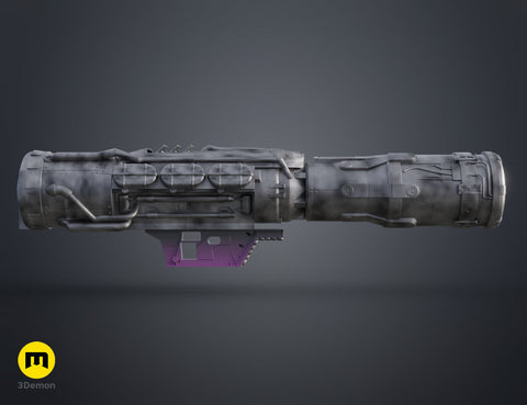 Tiny Tina's Nukem rocket launcher - Borderlands