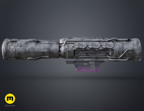Tiny Tina's Nukem rocket launcher - Borderlands