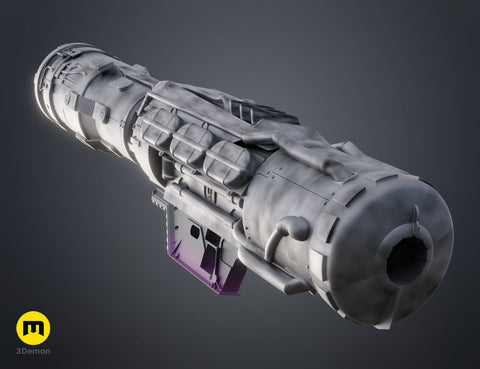 Tiny Tina's Nukem rocket launcher - Borderlands