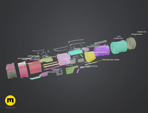 Tiny Tina's Nukem rocket launcher - Borderlands