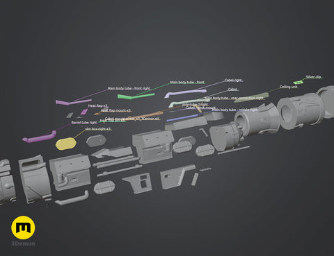 Tiny Tina's Nukem rocket launcher - Borderlands