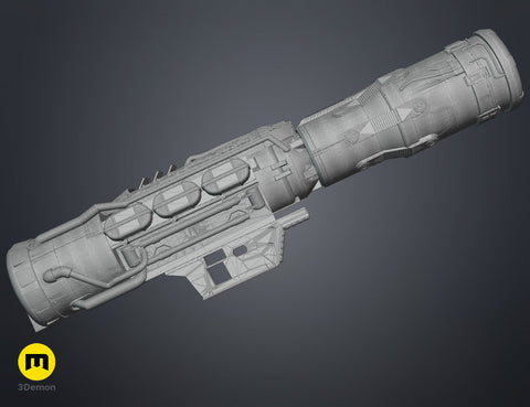 Tiny Tina's Nukem rocket launcher - Borderlands