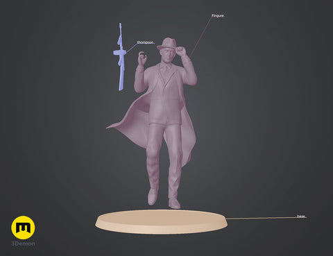 Tommy Angelo Statue - Mafia