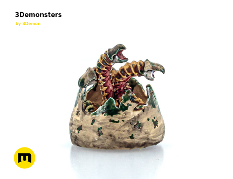 Surprise Egg Miniature 3Demonsters