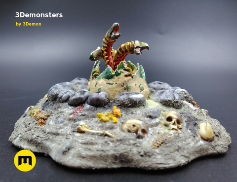 Surprise Egg Miniature 3Demonsters