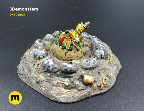 Surprise Egg Miniature 3Demonsters