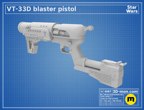 VT-33D Blaster Pistol