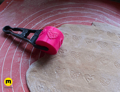 Valentine's Day Texture Rollers