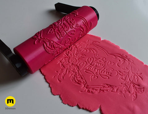 Valentine's Day Texture Rollers