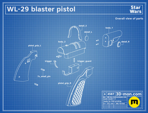 WL-29 Blaster Pistol