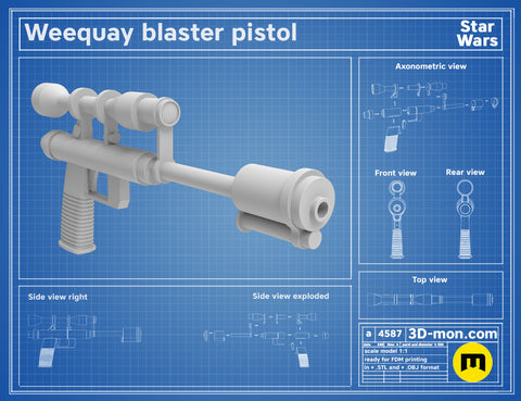 Weequay Blaster Pistol