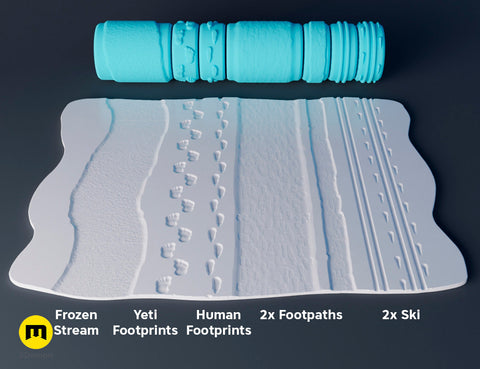 DnD Terrain Rollers – Snow Landscape