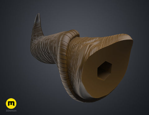 Wrinkled Beast Horns