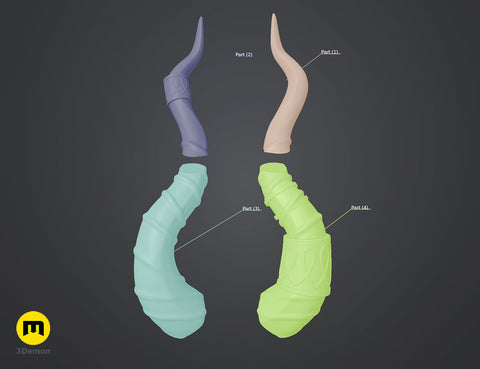 Wyvern dragon Horns