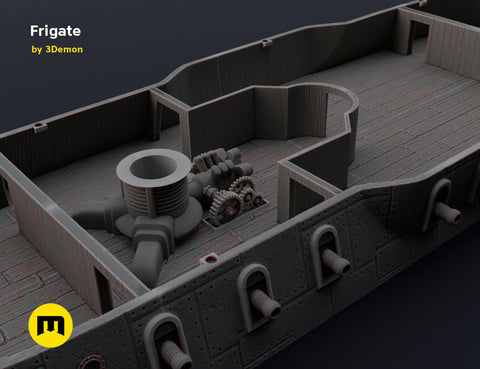 Steampunk Frigate Terrain