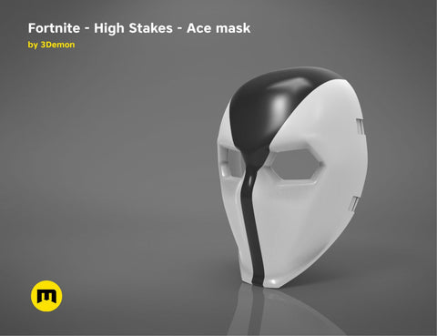 Fortnite - High Stakes - Wild Card masks bundle 3D print model