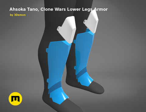 Ahsoka Tano - Clone Wars Lower Leg Armor