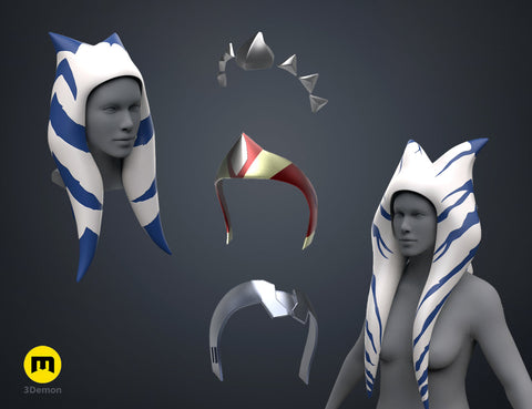 Ahsoka Tano Headpieces