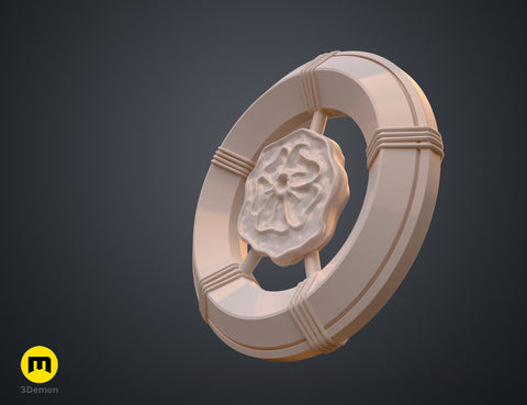 Ahsoka Tano's White Robe Belt Buckle