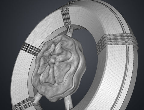Ahsoka Tano's White Robe Belt Buckle