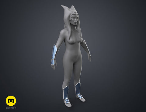 Ahsoka Tano's White Robe Armor