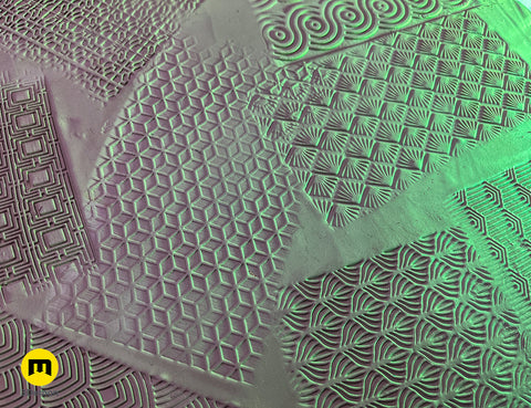Texture Rollers — Art Deco Wide Patterns