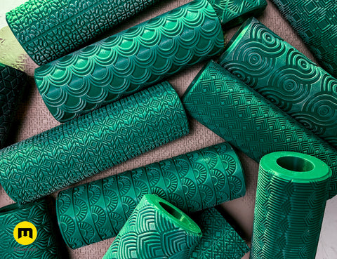 Texture Rollers — Art Deco Wide Patterns