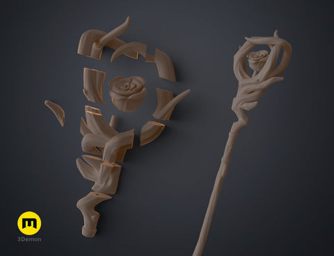 Belle's staff - Beauty and the Beast Mirrorverse