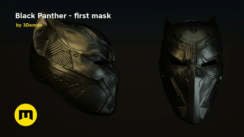 Black Panther Civil War mask