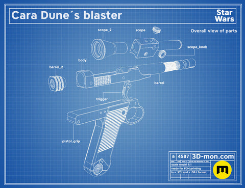 Cara Dune's Blaster