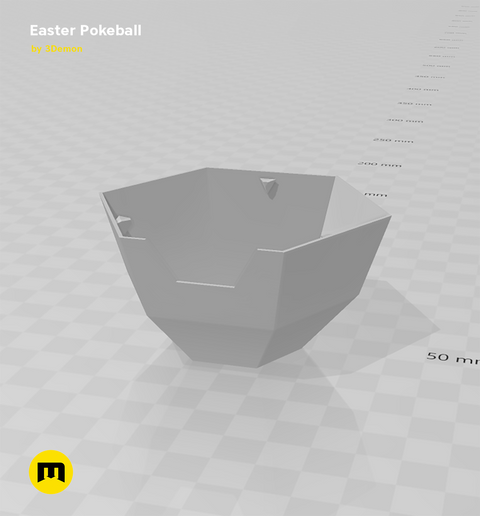 Pokeball Easter Egg Box Decoration