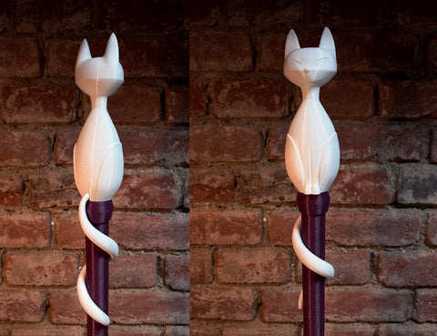 Amity's Cat Ghost Palisman Staff - The Owl House