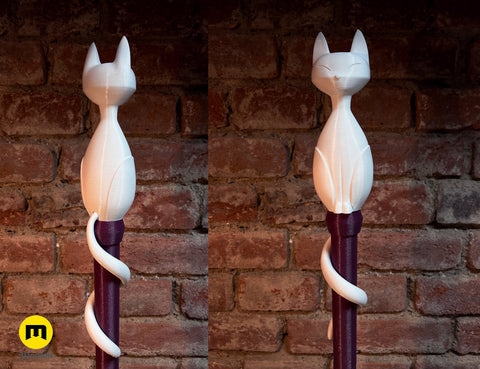 Amity's Cat Ghost Palisman Staff - The Owl House