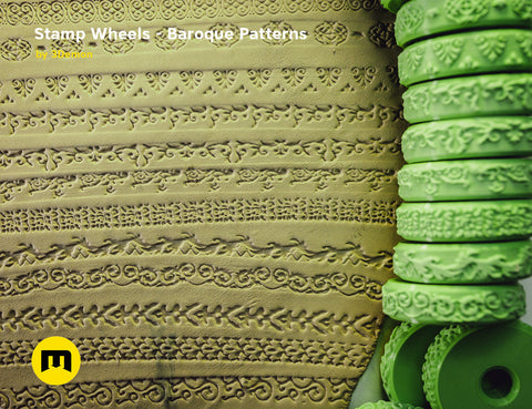 Stamp Wheels for Clay — Baroque Patterns