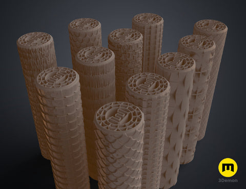 DnD terrain rollers - Roofs and Coverings